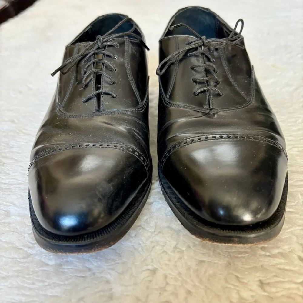 Florsheim Black Leather Oxford Men’s Shoes size 8 D